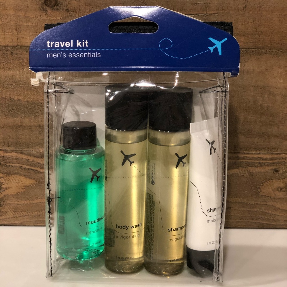 NEW Travel Essentials Kit - Shampoo, Body Wash etc